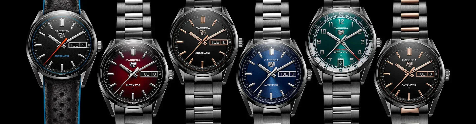 Carrera Chronograph Collection Page - TAG - OM Luxury