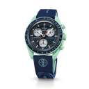 DARK BLUE/GREEN RUBBER MOONSWATCH