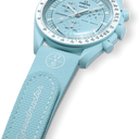 MOONSWATCH RUBBER LIGHT BLUE/WHITE