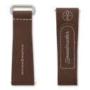 MOONSWATCH BROWN BEIGE RUBBER