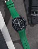 Premium Curved Rubber Strap - Green
