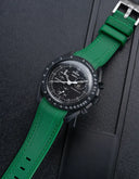 Premium Curved Rubber Strap - Green