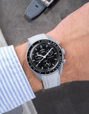 Premium Curved Rubber Strap - Gray